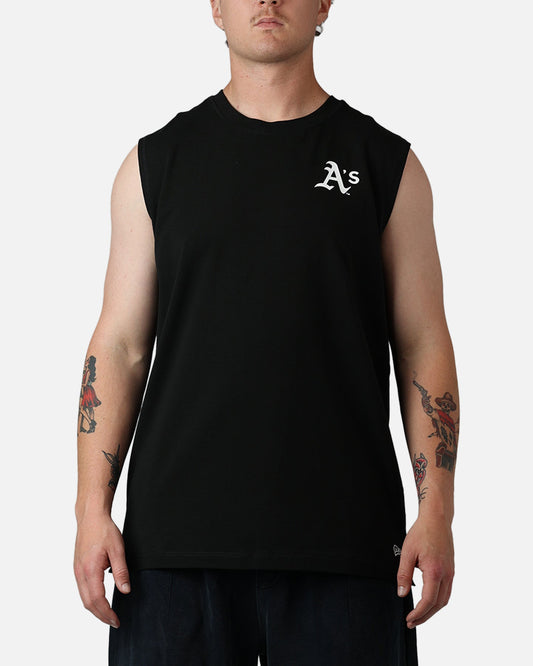 New Era Oakland Athletics Muscle T-Shirt Black