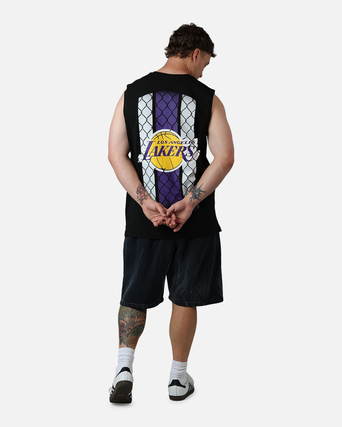 New Era Los Angeles Lakers Muscle T-Shirt Black - image 6