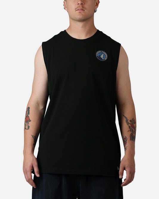 New Era Minnesota Timberwolves Muscle T-Shirt Black - image 2