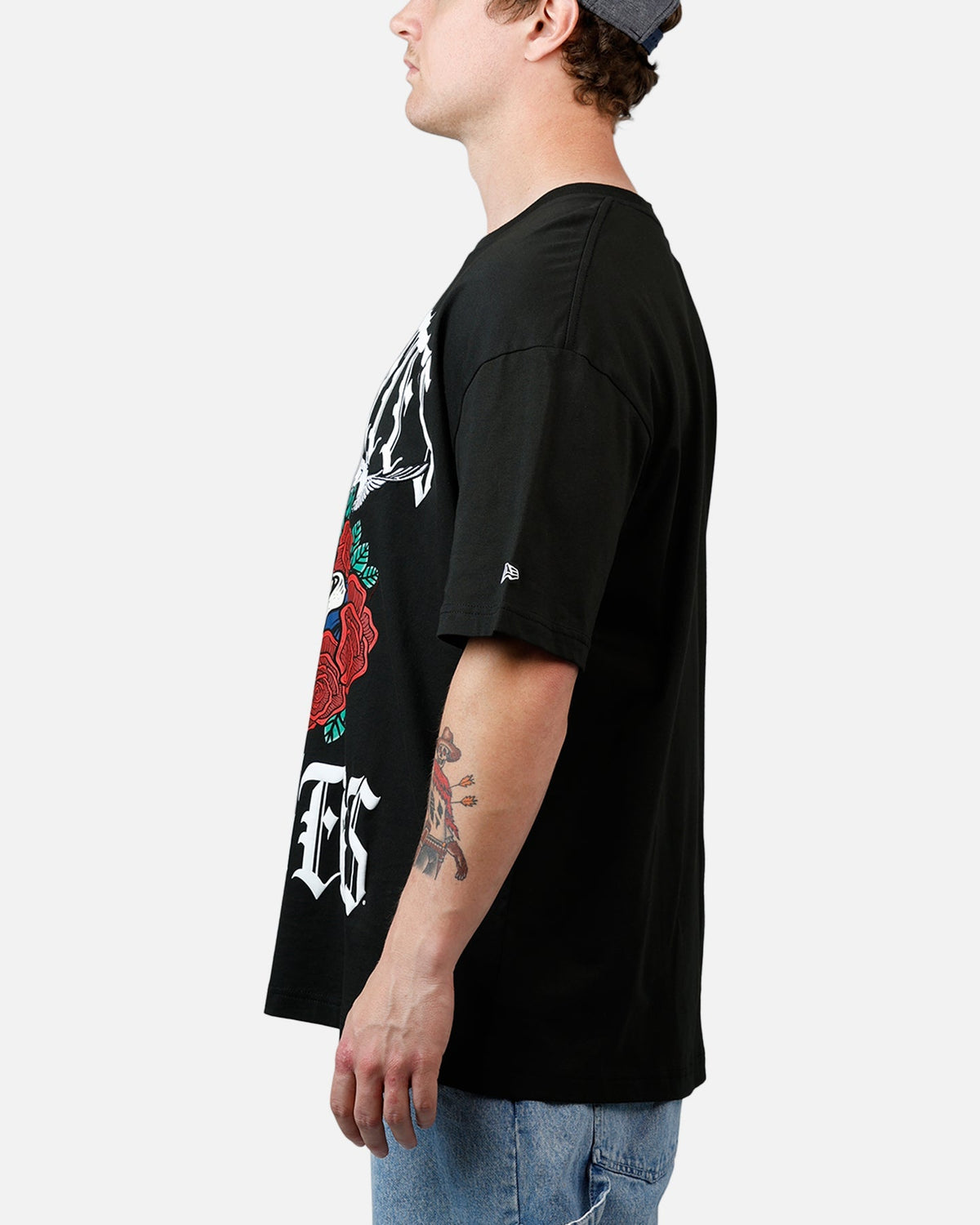 New Era Los Angeles Dodgers Praying Hands T-Shirt Black - image 5