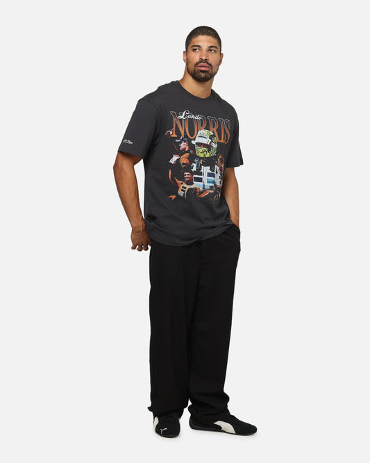 Mitchell & Ness X Mclaren F1 Team Bootleg Lando Norris T-Shirt Washed Black - image 2