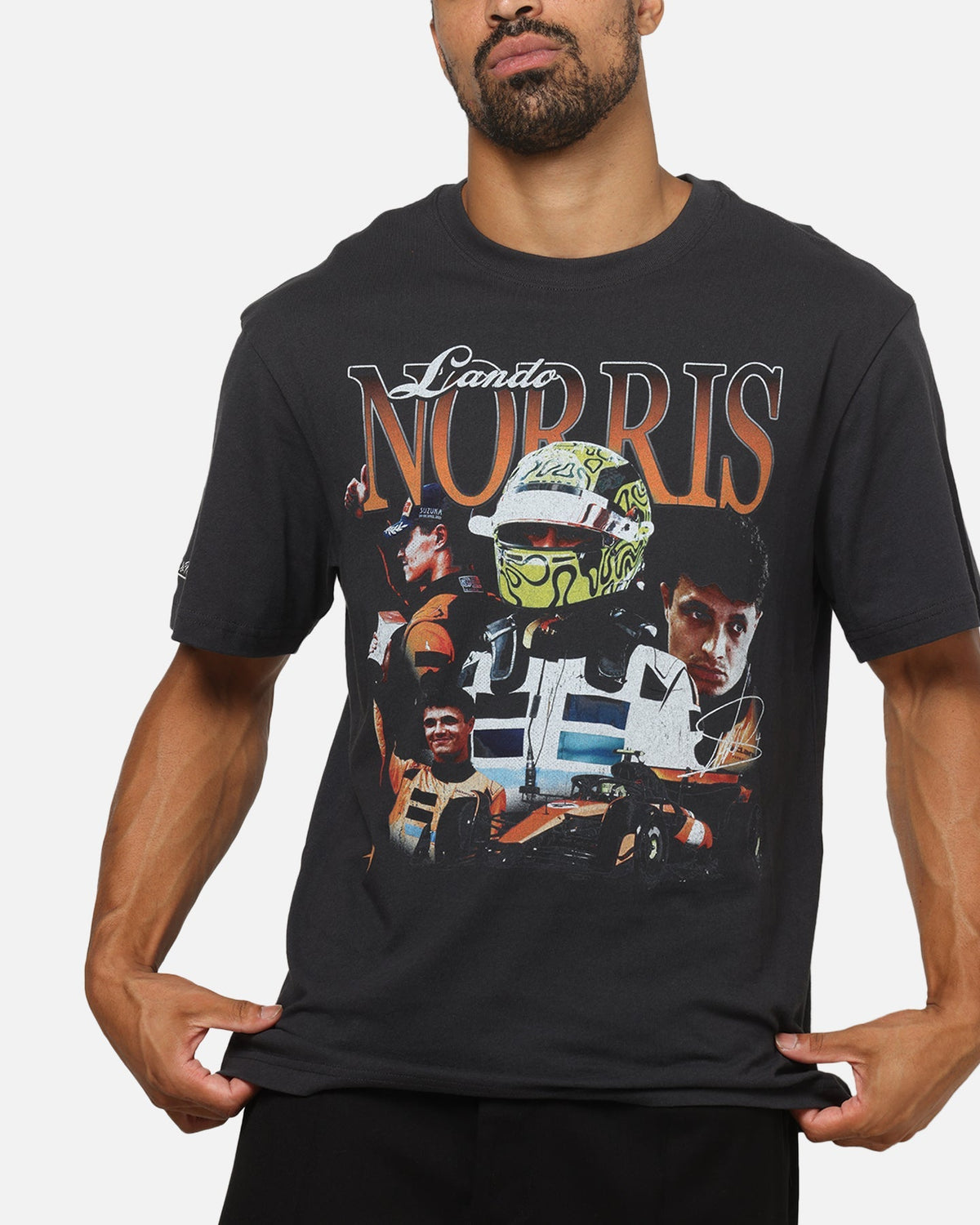 Mitchell & Ness X Mclaren F1 Team Bootleg Lando Norris T-Shirt Washed Black - image 6