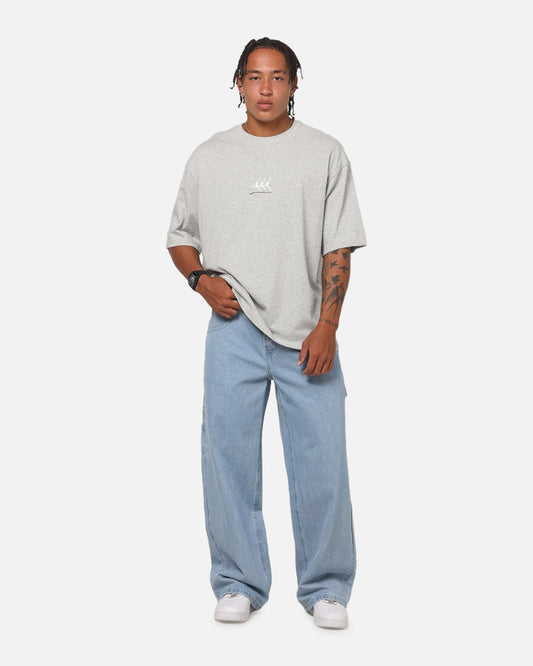Jordan Flight Oversized Graphic T-Shirt Grey Heather - image 2