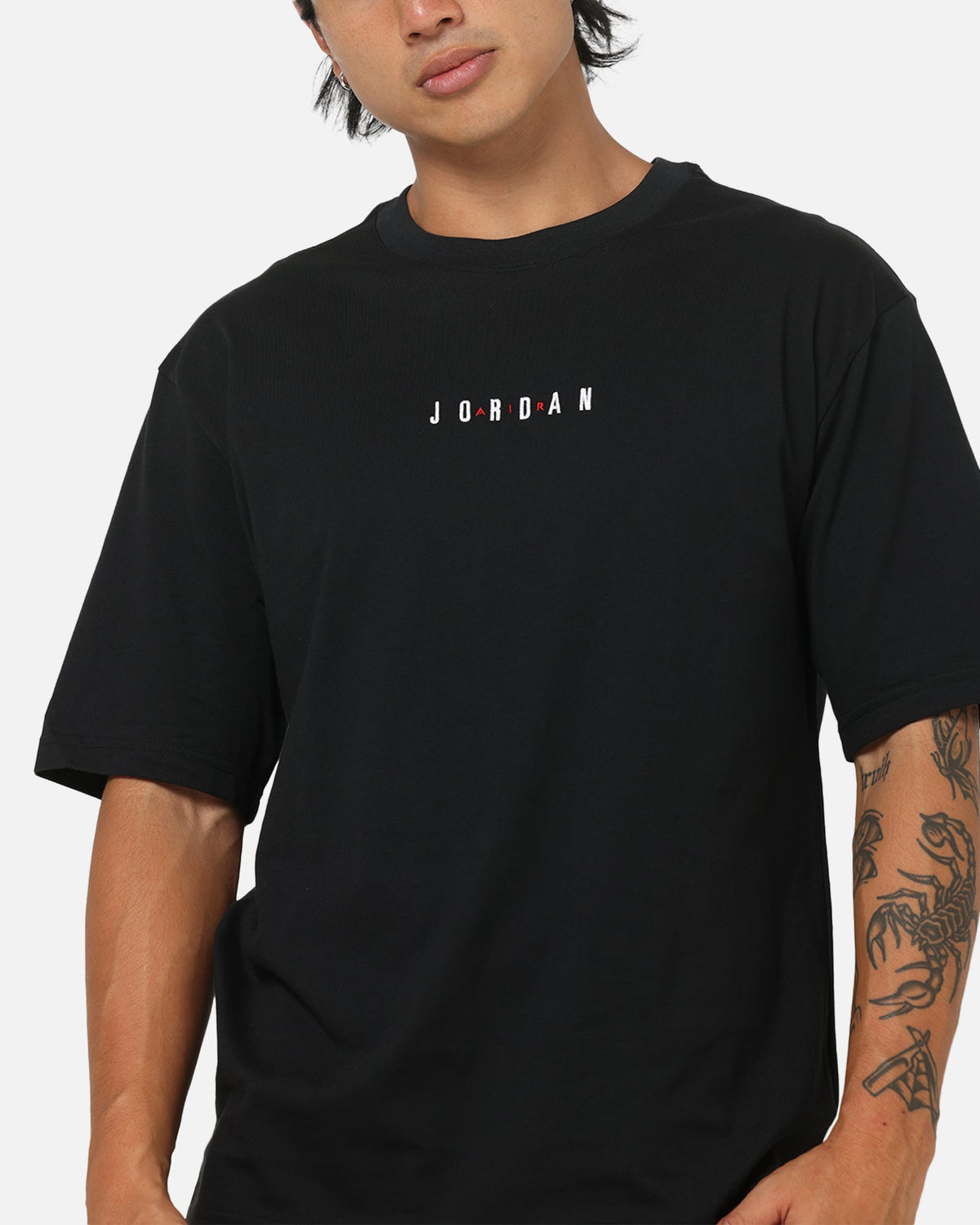 Jordan Air Embroidered T-Shirt Black/Sail - image 6
