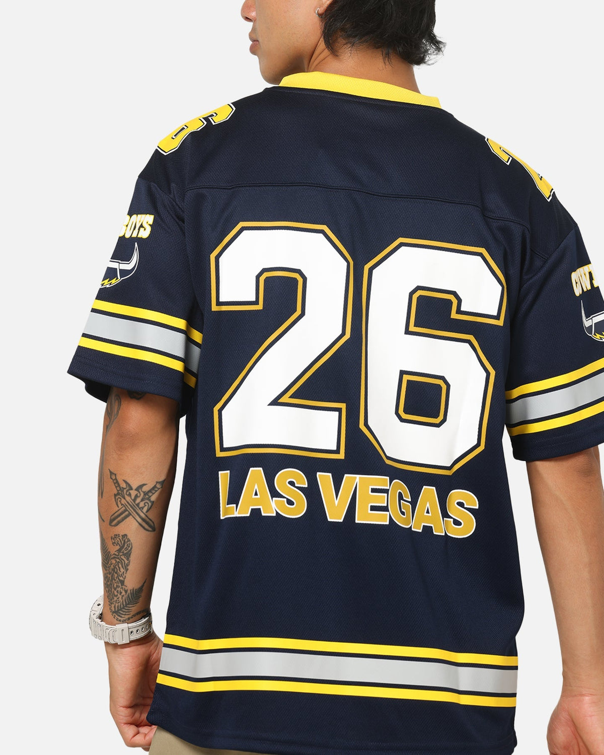 Bleacher Athletic North Queensland Cowboys NRL Vegas Round 2026 Jersey Navy