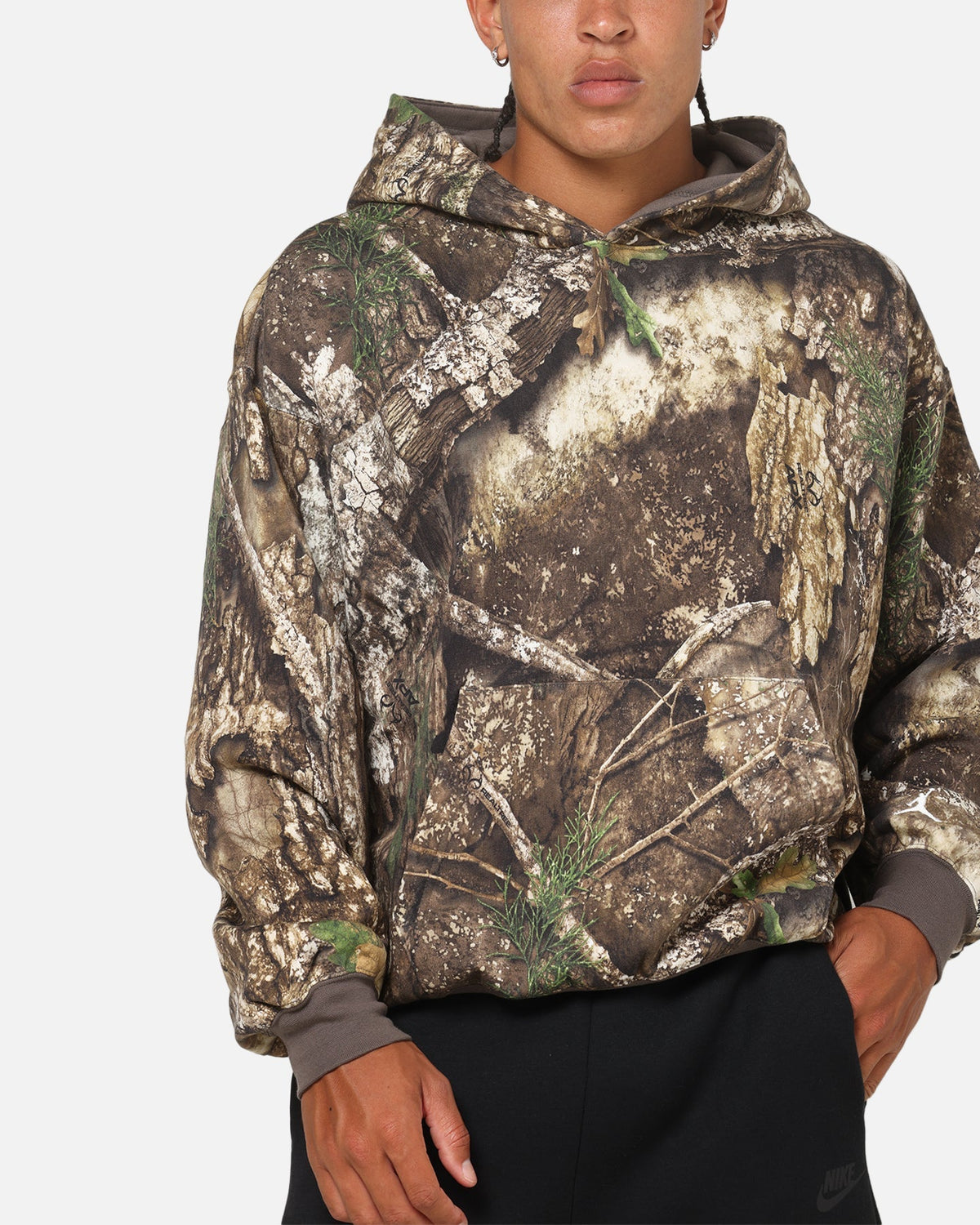 Jordan Brooklyn Fleece Realtree Pullover Hoodie Medium Olive/Sail - image 6