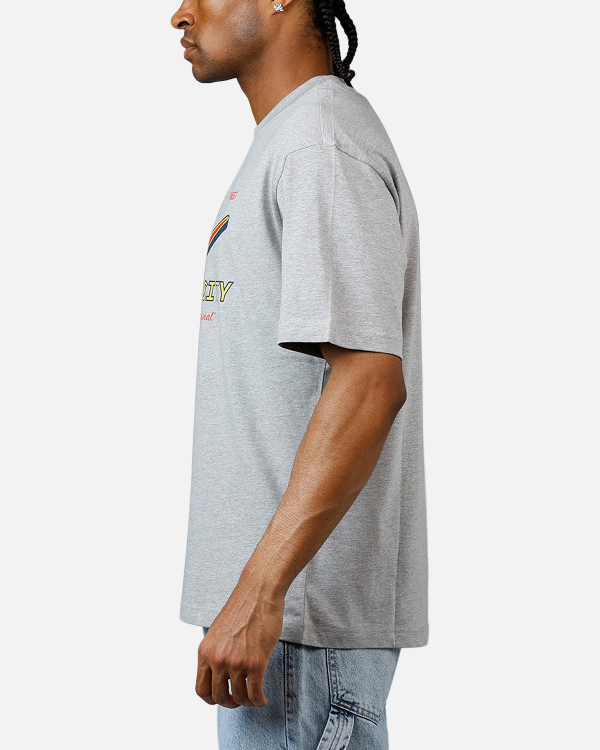 Avirex University T-Shirt Heather Grey