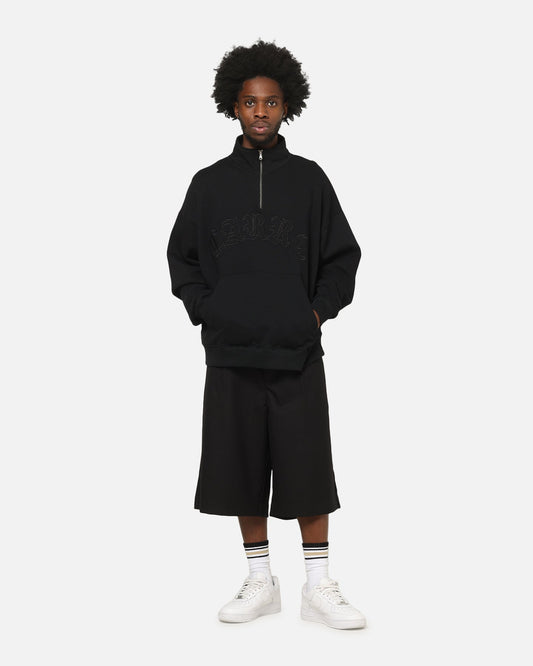Carre Gridlock 1/4 Zip Crewneck Black - image 2
