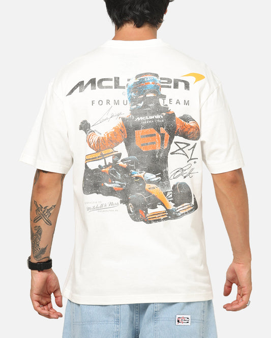 Mitchell & Ness X Mclaren Piastri Victory T-Shirt Vintage White - image 2