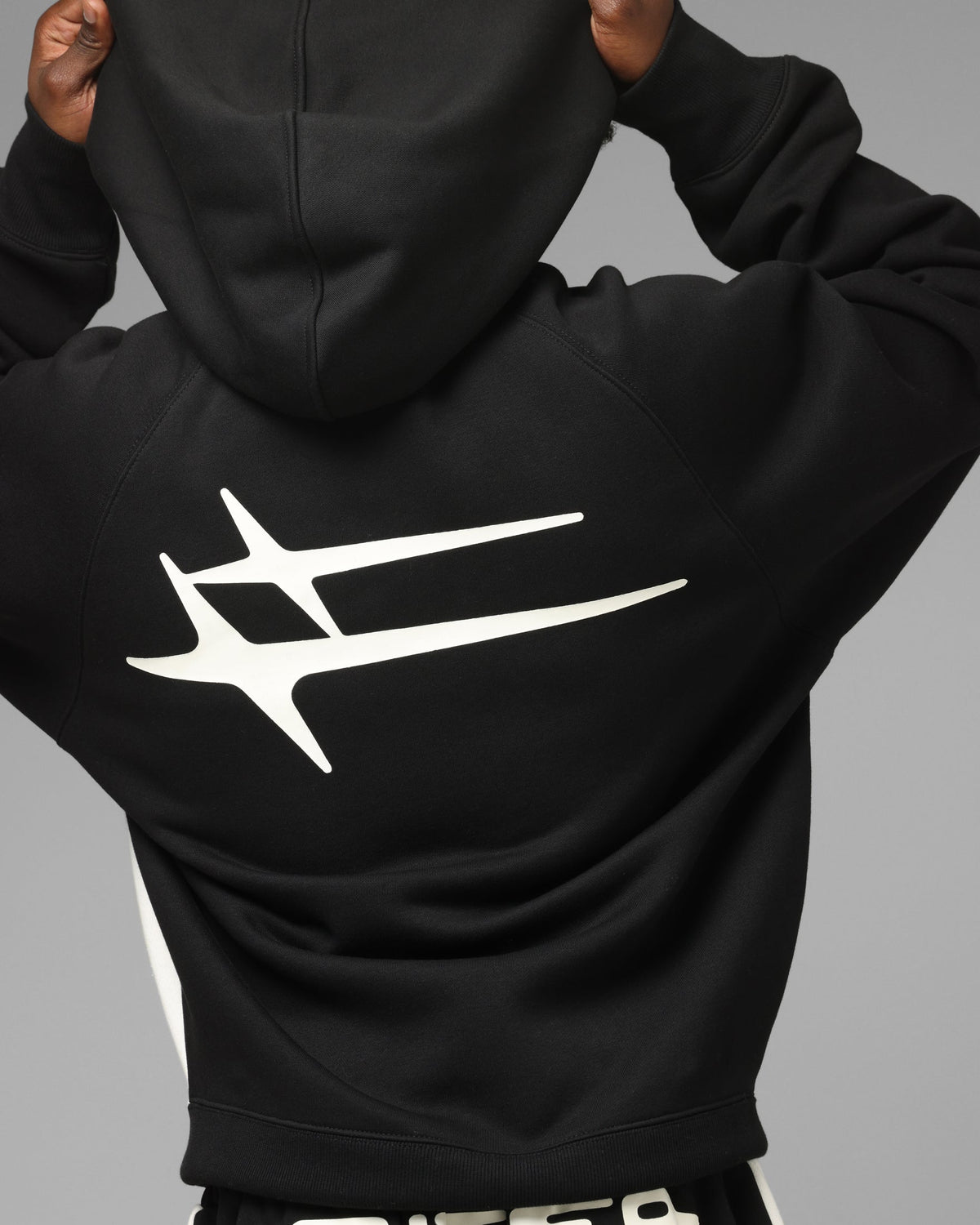 Loiter Jet Stream Zip Hoodie Black/White
