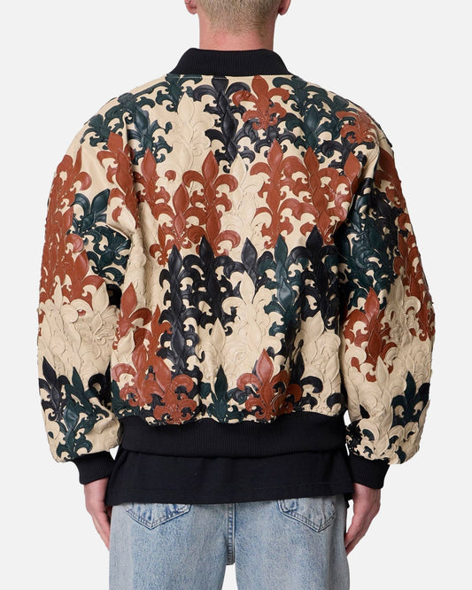 MNML Fleur De Lis Bomber Jacket Multi - image 2