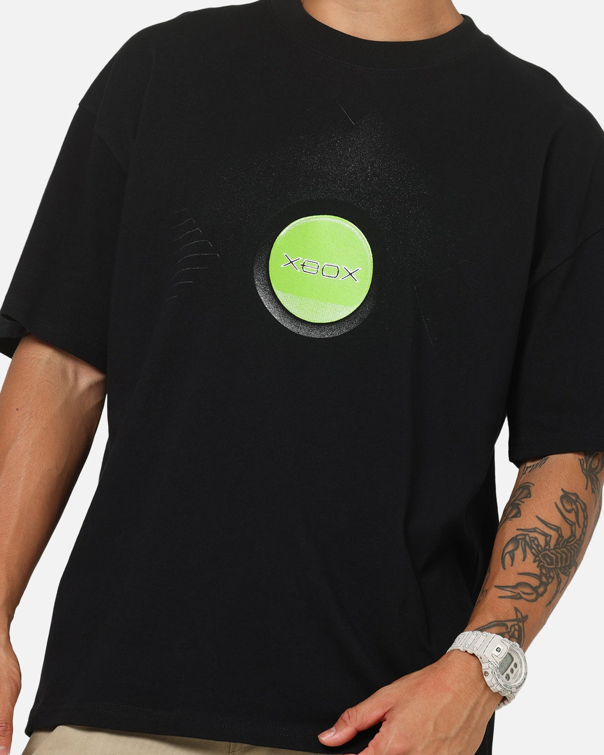 73Studio X Xbox 25th Anniversary 2001 Console T-Shirt Black - image 8