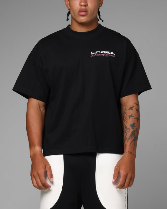Loiter Jet Stream Chenille T-Shirt Black