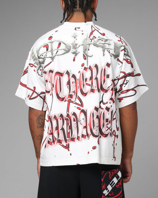 Loiter Marvel Spider-Man Carnage Boxy T-Shirt Off White - image 2