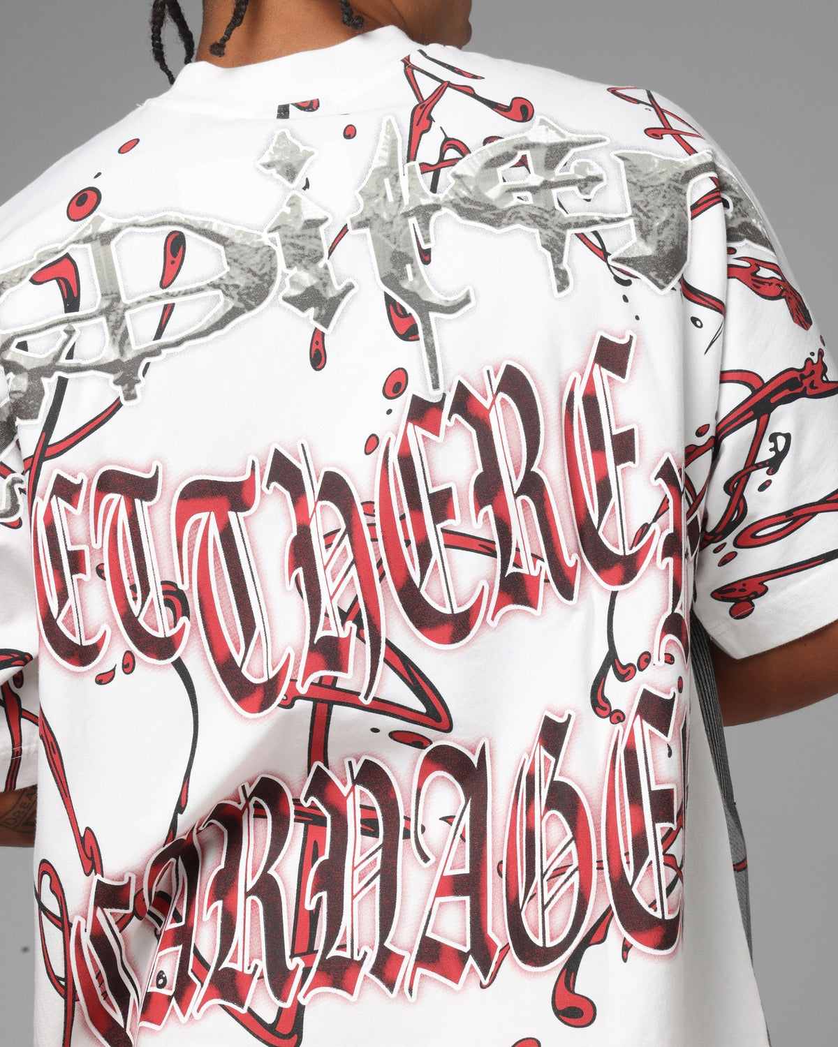 Loiter Marvel Spider-Man Carnage Boxy T-Shirt Off White - image 8