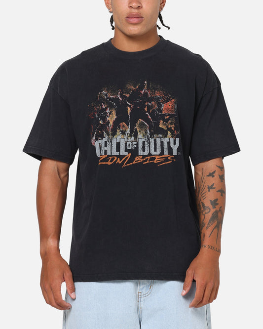 73Studio X Call Of Duty Zombies Classics T-Shirt Black Wash
