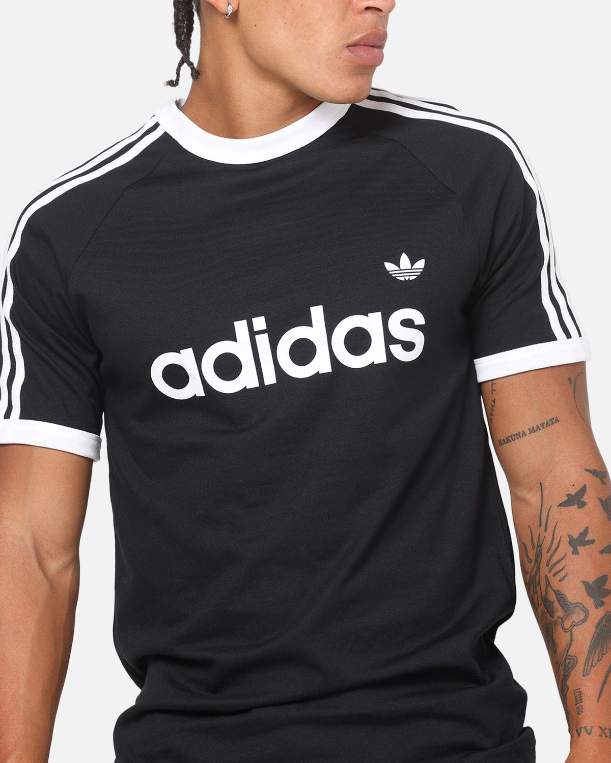 Adidas 3-Stripes Ringer T-Shirt Black - image 6