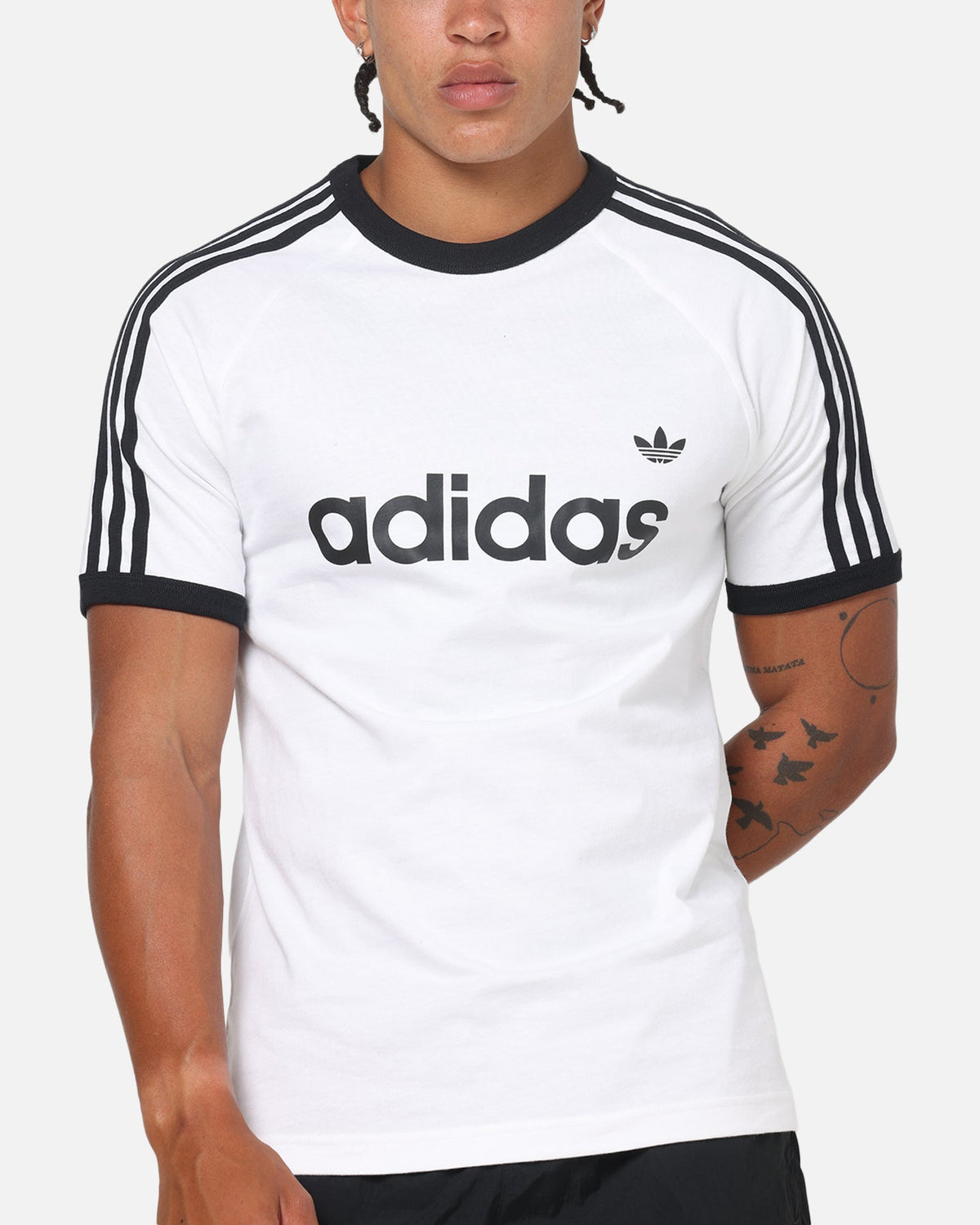 Adidas 3-Stripes Ringer T-Shirt White - image 6