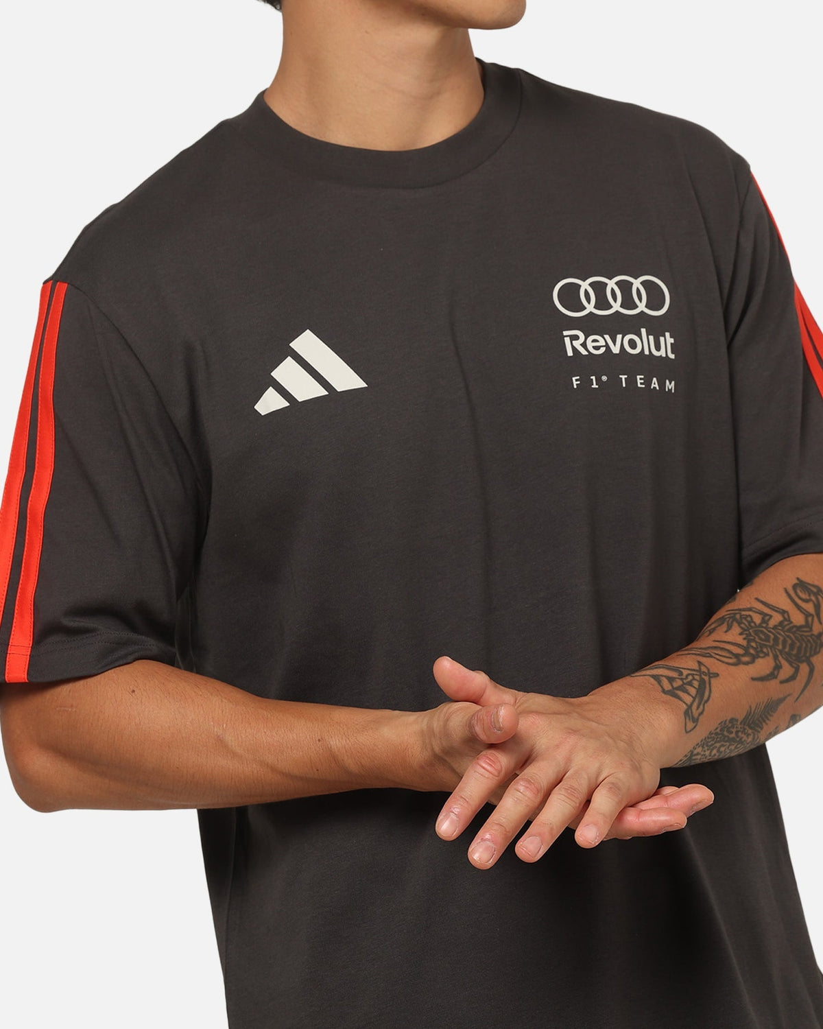 Adidas Audi Revolut F1 Team DNA T-Shirt Black - image 6