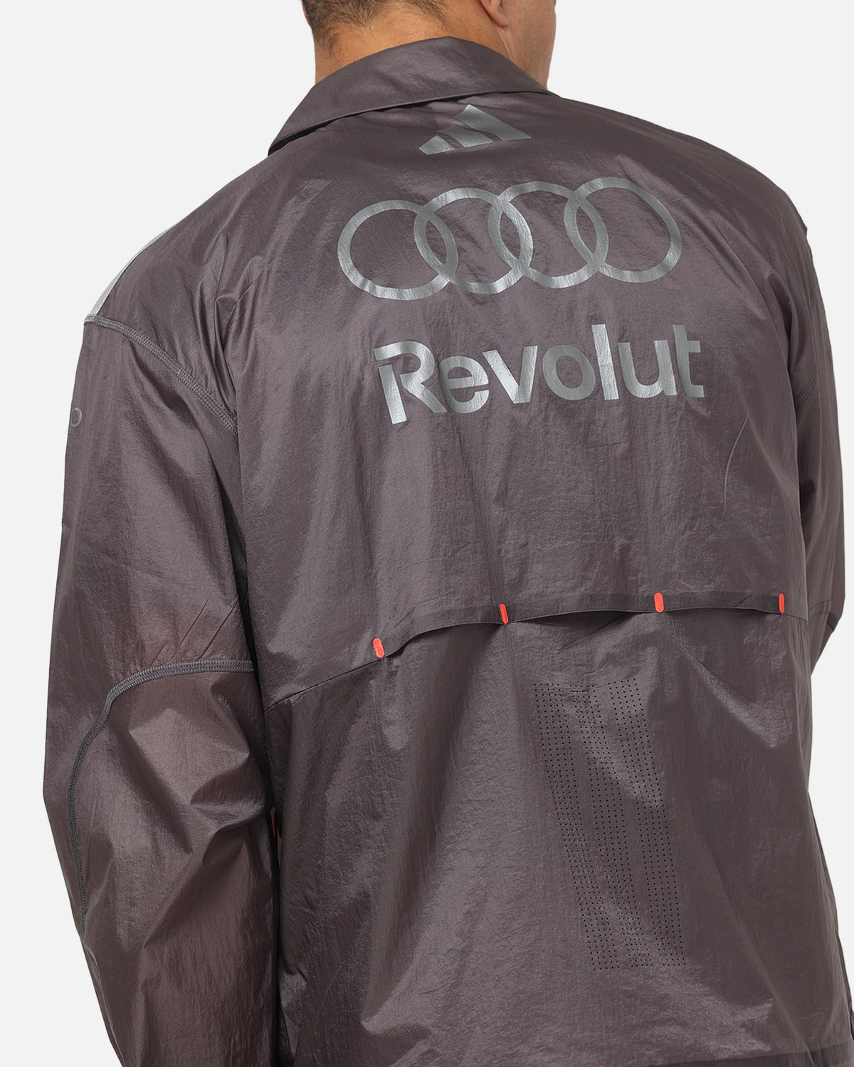 Adidas Audi Revolut F1 Team Driver Paddock Jacket Grey - image 8
