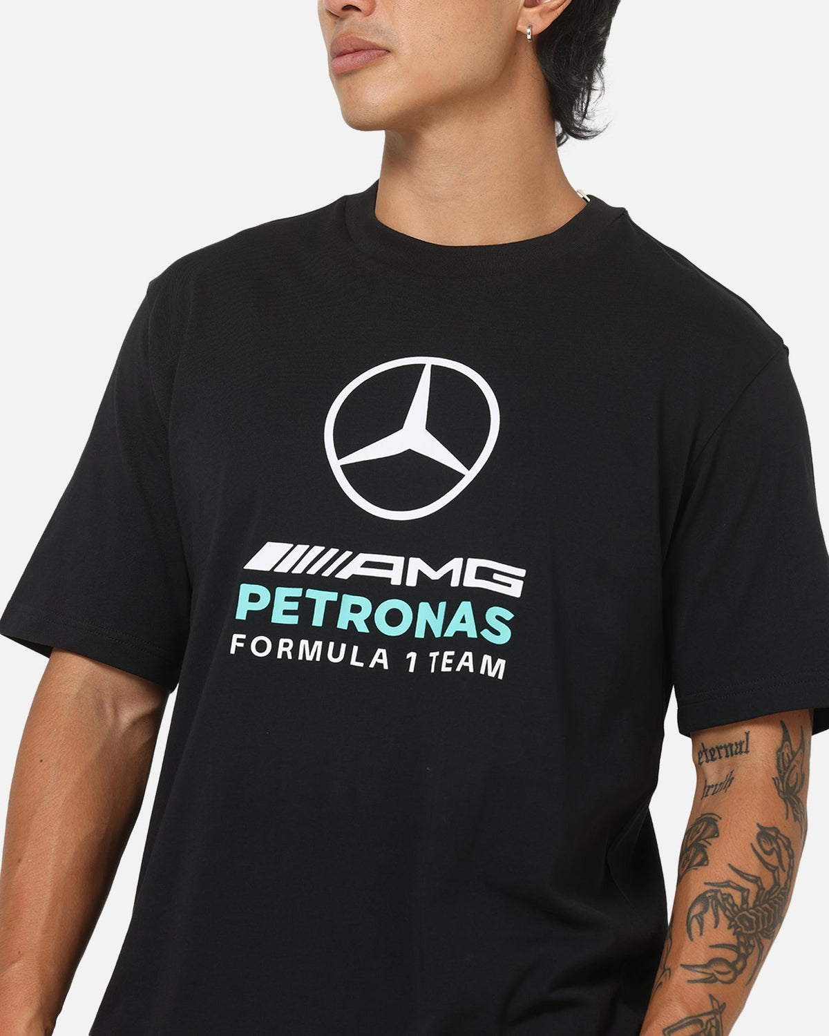 Adidas Mercedes-AMG Petronas Formula 1 Team DNA Graphic T-Shirt Black - image 6