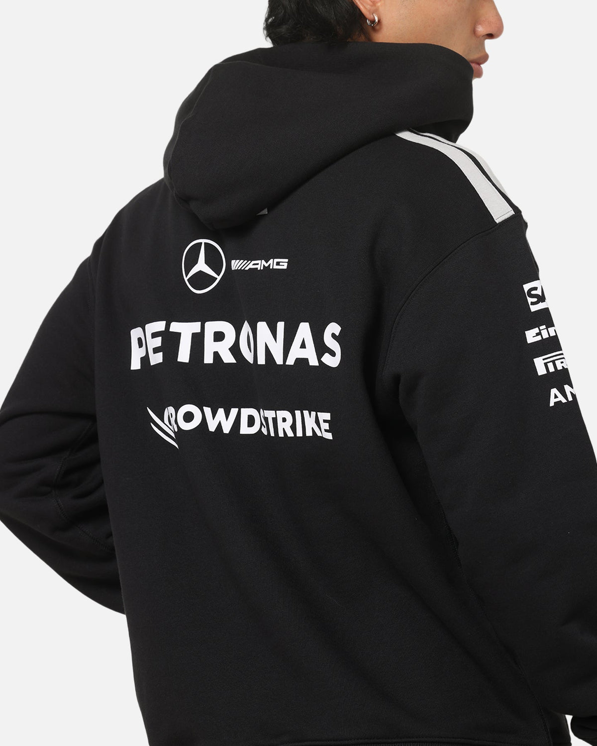 Adidas Mercedes-AMG Petronas Formula 1 Team Driver Hoodie Black - image 8