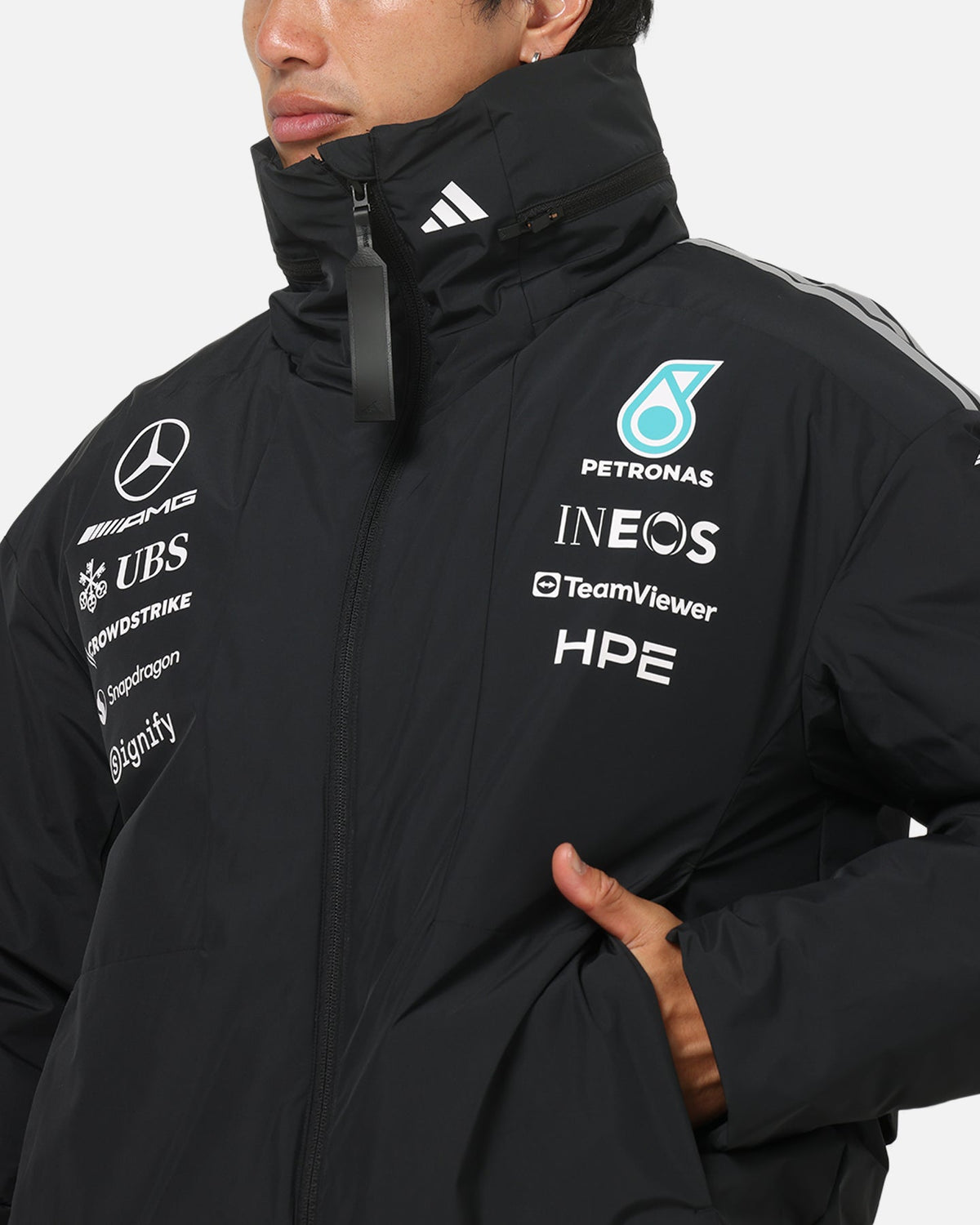 Adidas Mercedes-AMG Petronas Formula 1 Team Engineers Jacket Black - image 9