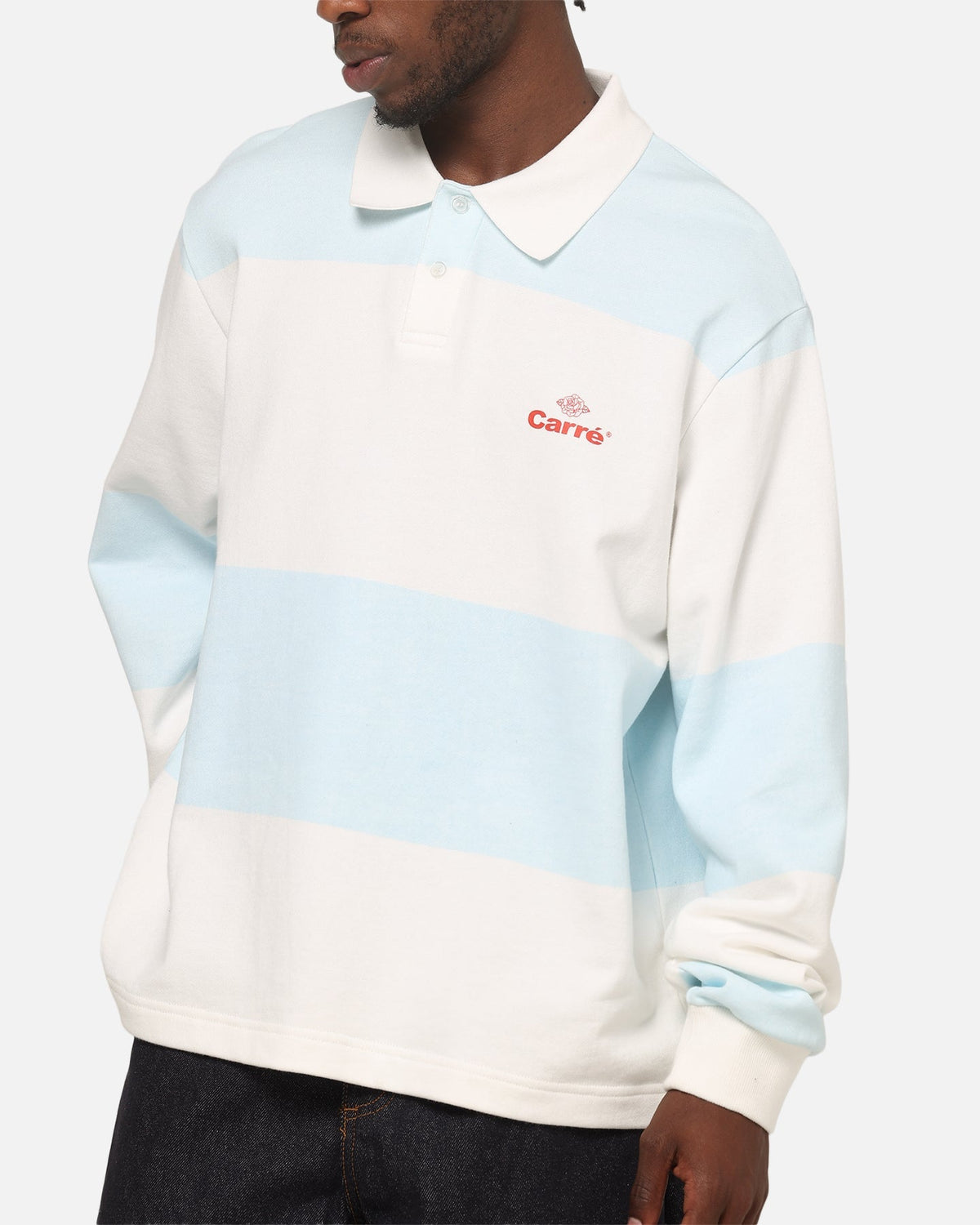 Carre Baseline Rugby Shirt Blue Stripe