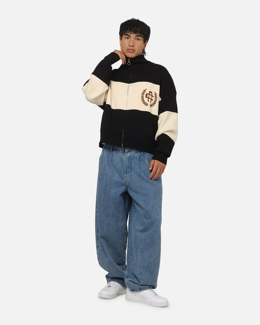 Carre Legacy Knitted Jumper Black/Off White - image 2