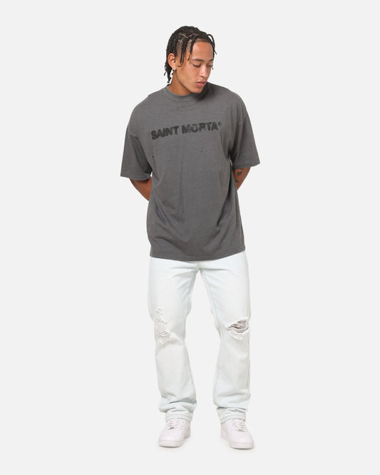 Saint Morta Apocalypse Boxy T-Shirt Washed Charcoal