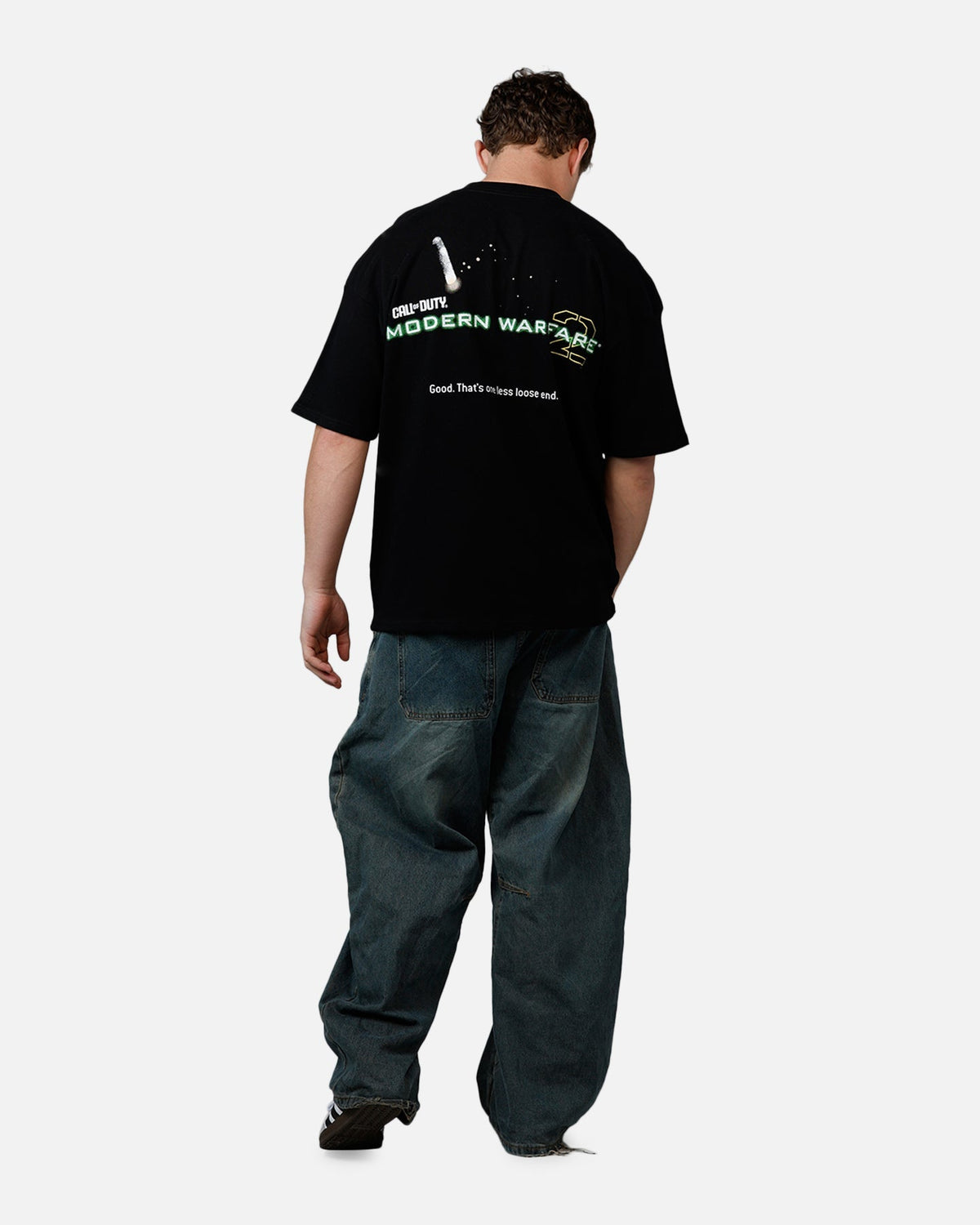 73 Studio X Call Of Duty Modern Warfare II Ghost T-Shirt Black