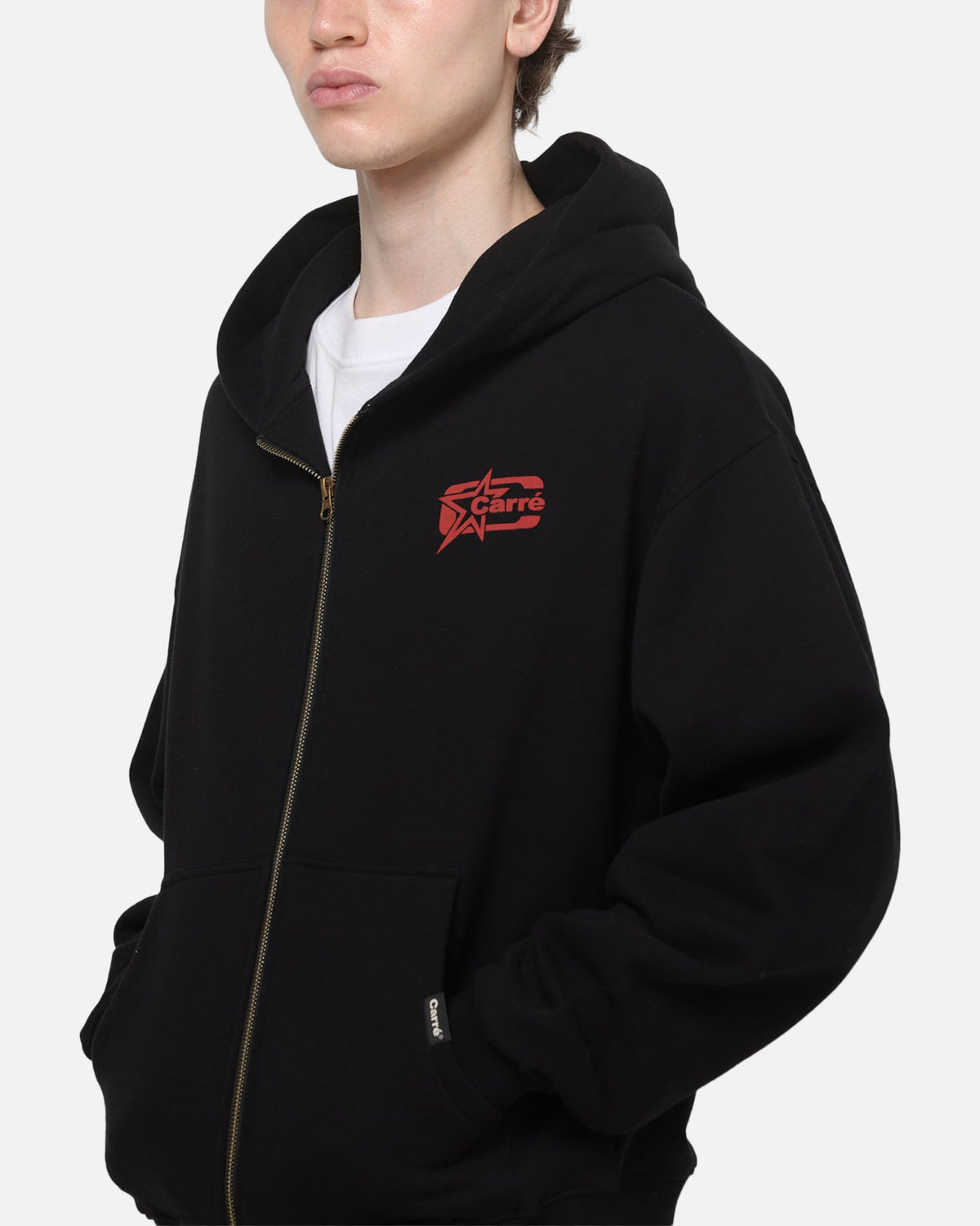 Carre Signature Zip Hoodie Black - image 6