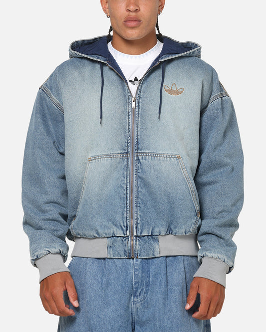 Adidas Denim Padded Jacket Indigo Denim - image 2