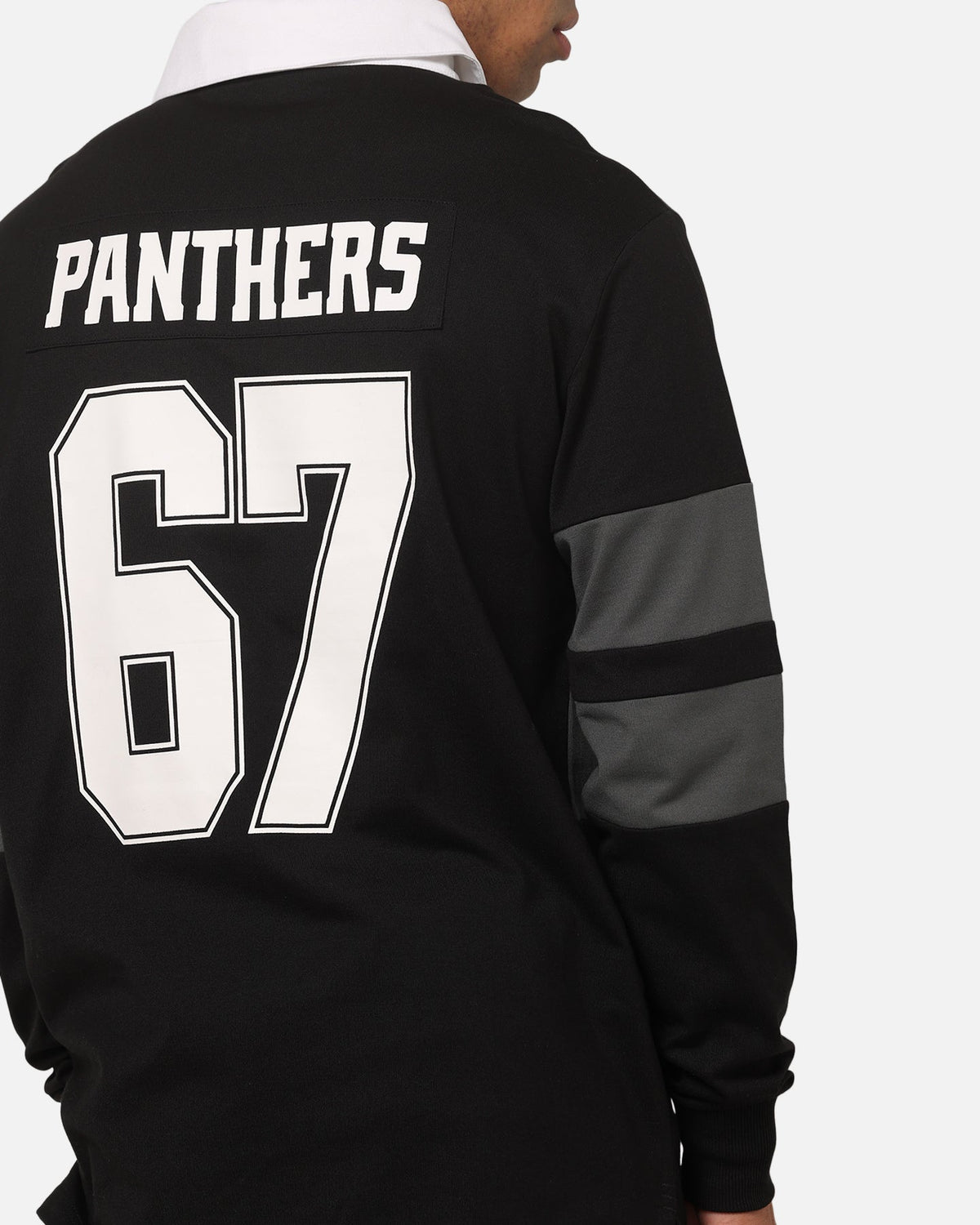 Bleacher Athletic Penrith Panthers NRL Legacy Rugby Polo Shirt Black