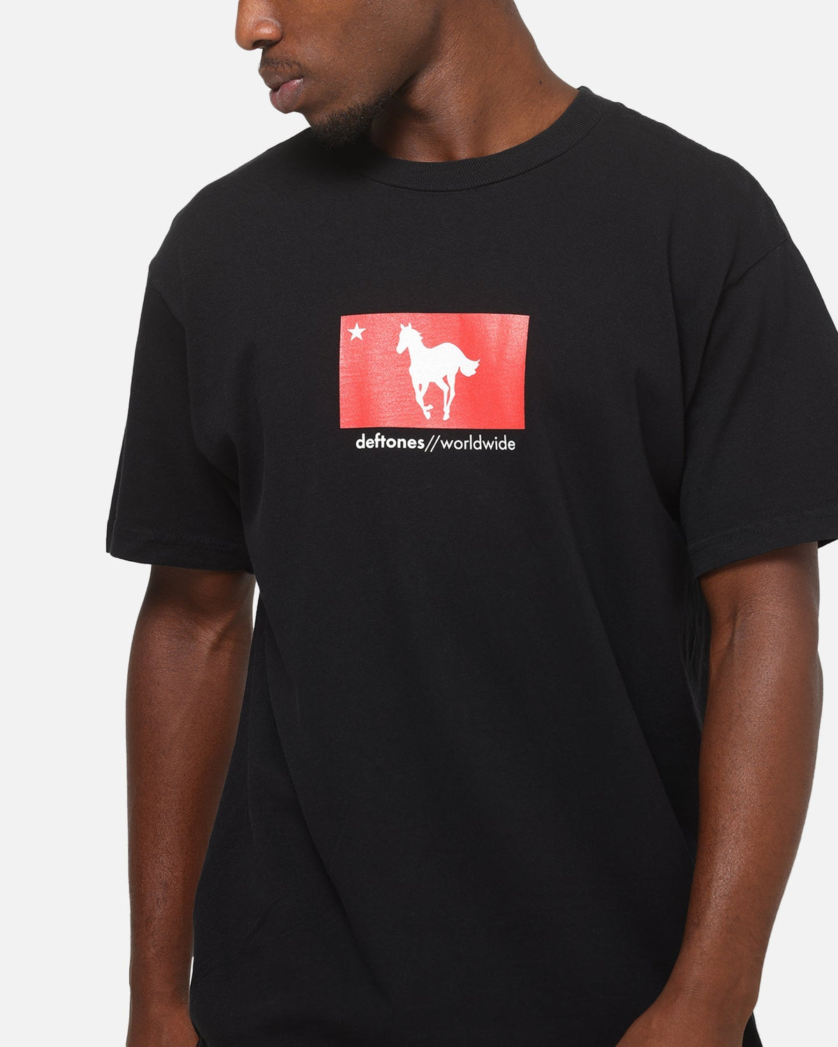 Deftones Worldwide Pony T-Shirt True Black