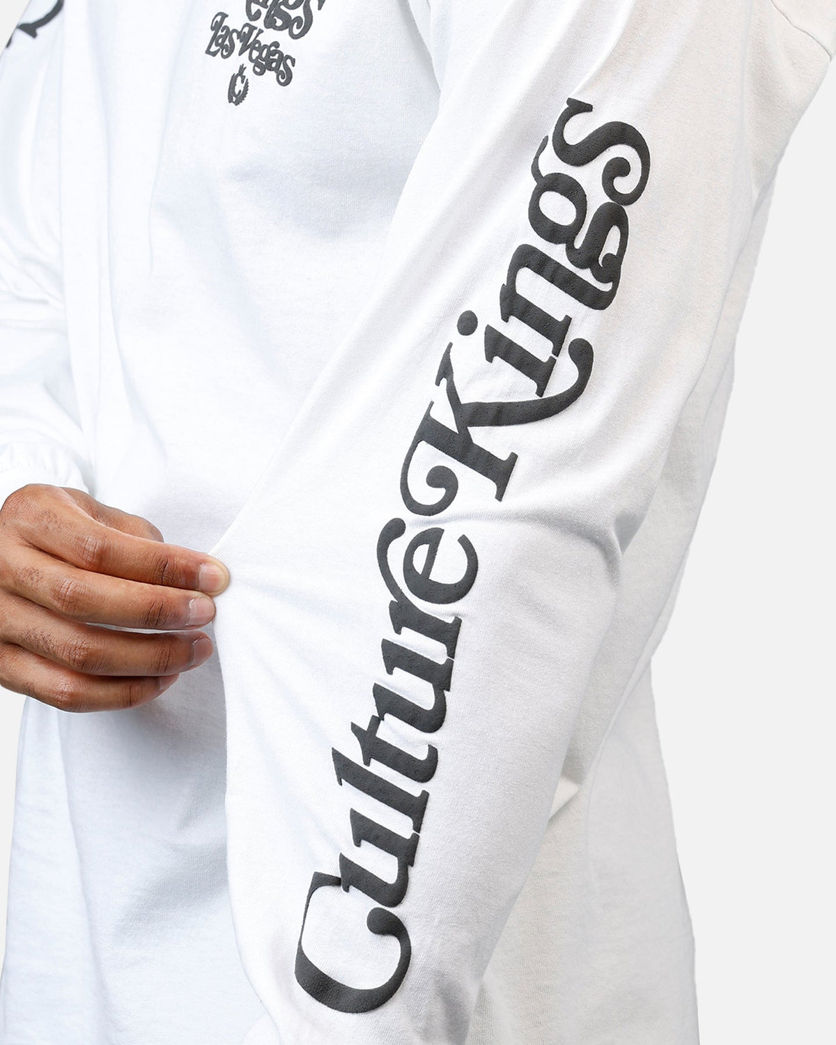 Culture Kiings Las Vegas Long Sleeve T-Shirt White