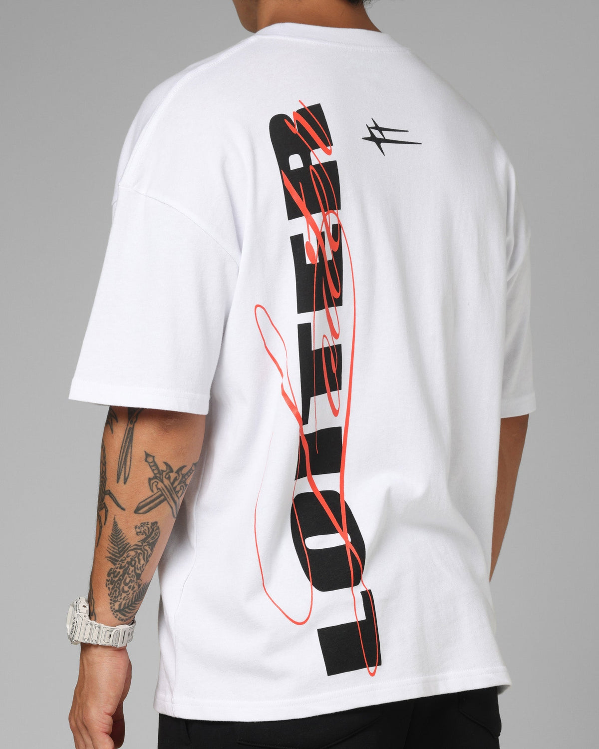 Loiter Redline T-Shirt White - image 8