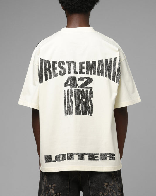 Loiter X WWE WrestleMania 42 T-Shirt Off White