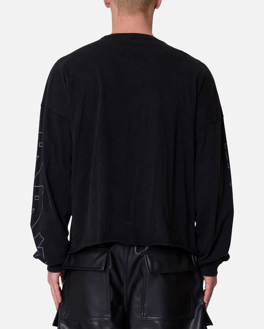 MNML 994 Wolf Long Sleeve T-Shirt Black