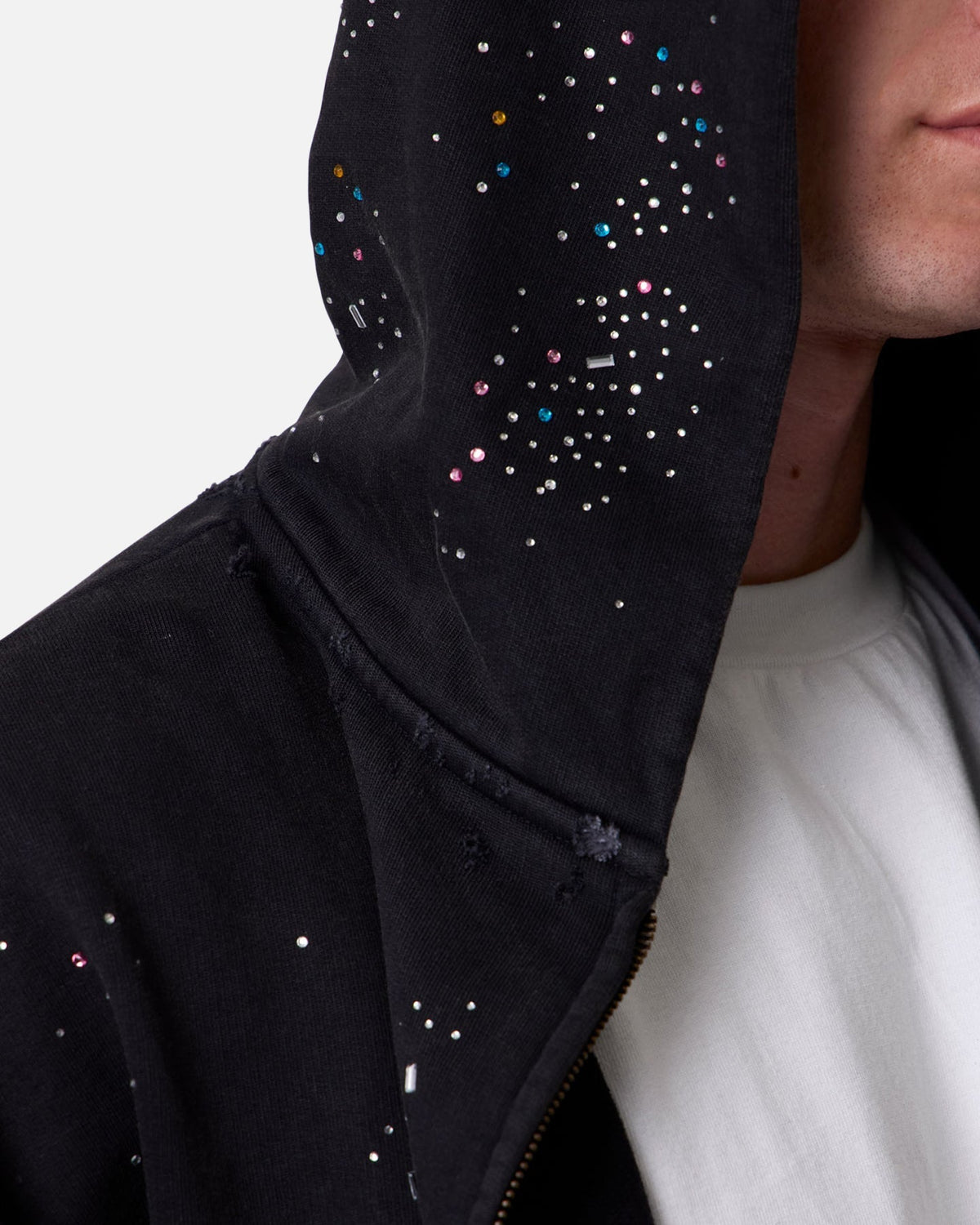 MNML Crystal Hoodie Washed Black - image 7