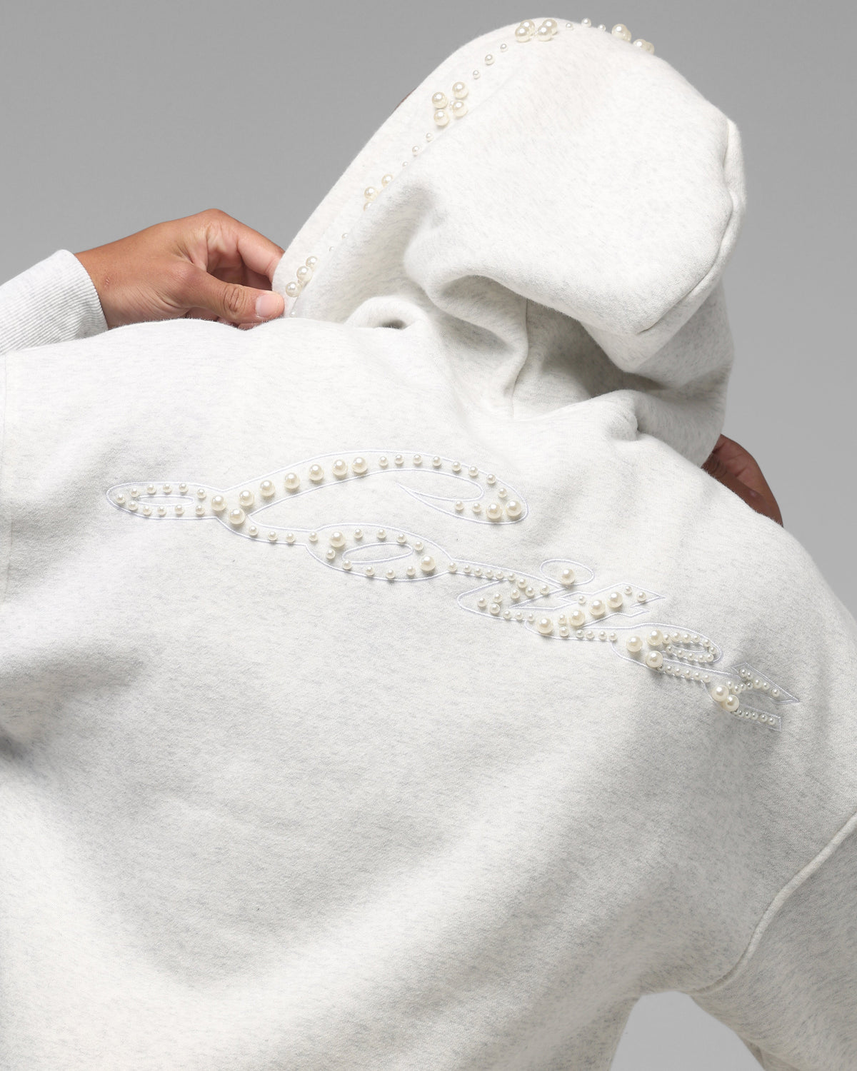Loiter Pearl Zip Hoodie Off White - image 8