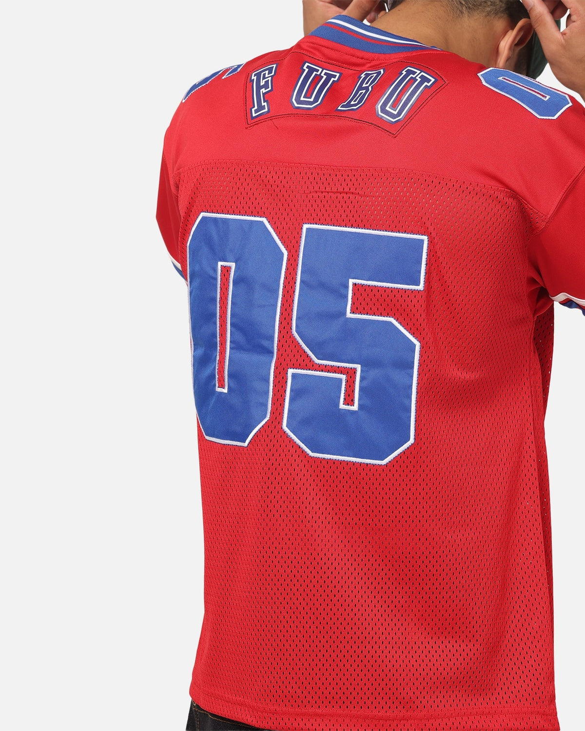 Fubu City Washington Jersey Red/Blue - image 8
