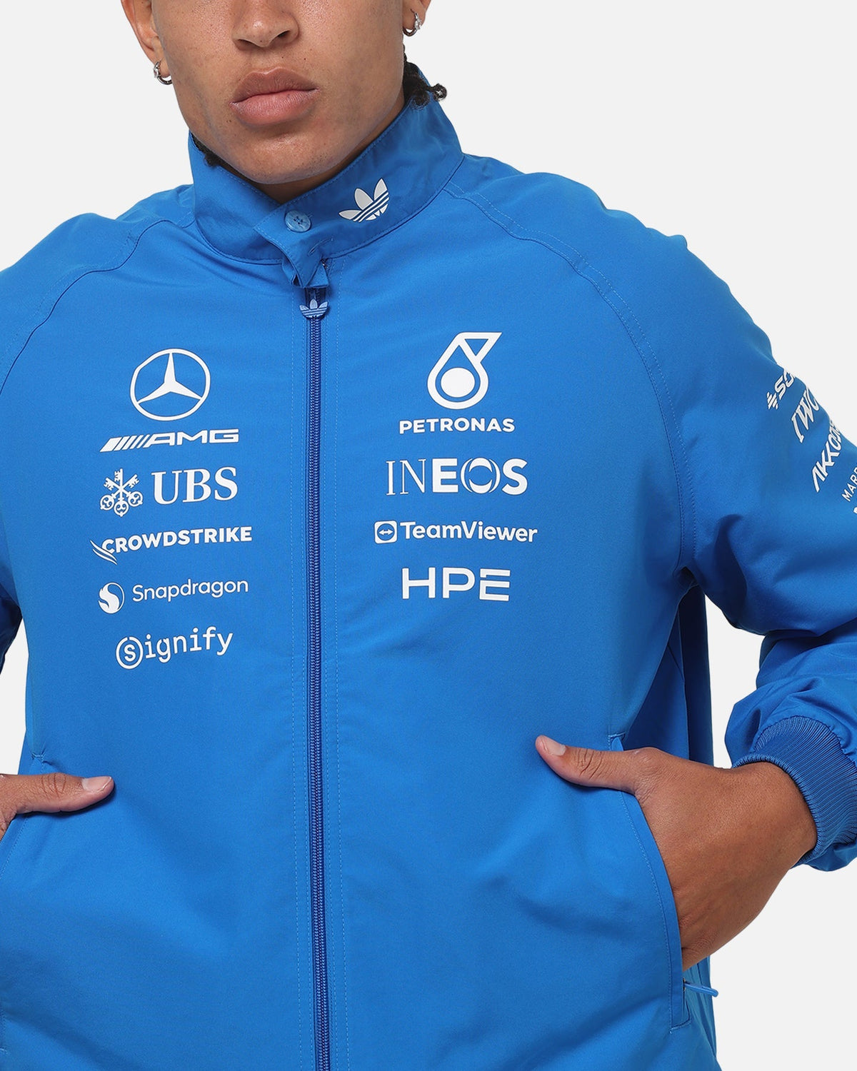 Adidas Mercedes-AMG Petronas Formula 1 Driver Jacket Blue - image 8