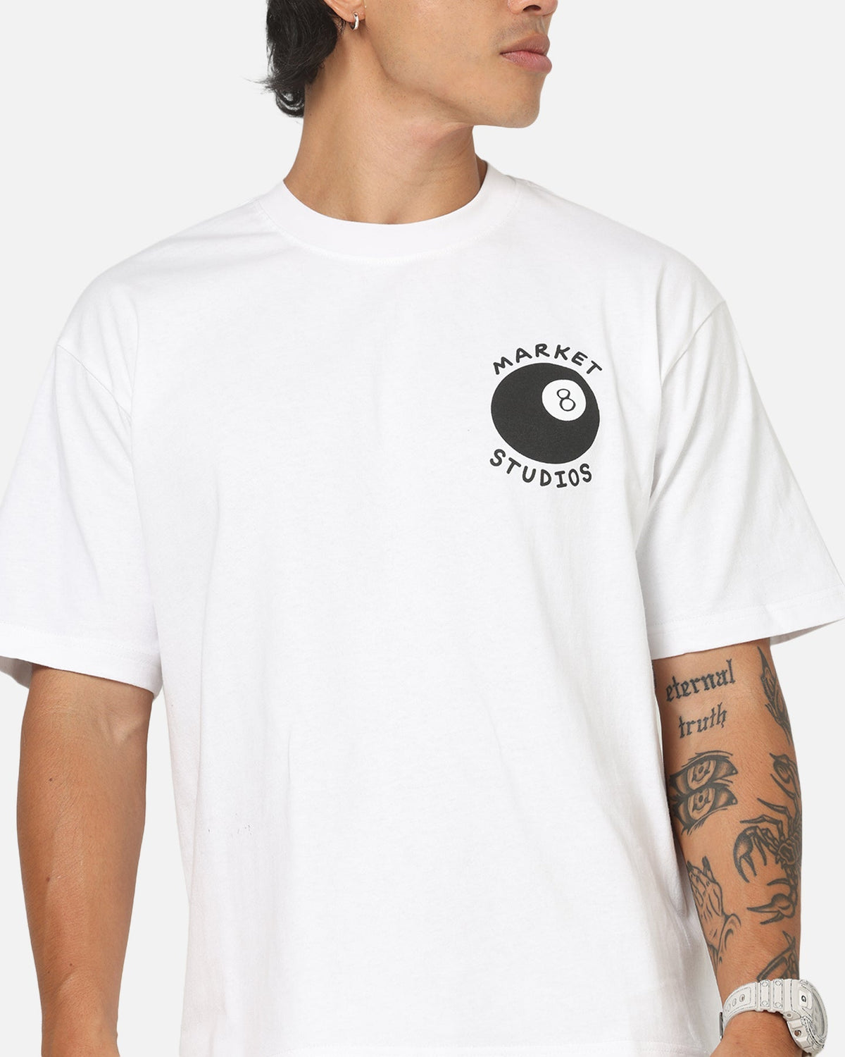 Market Eight Ball T-Shirt White - image 8