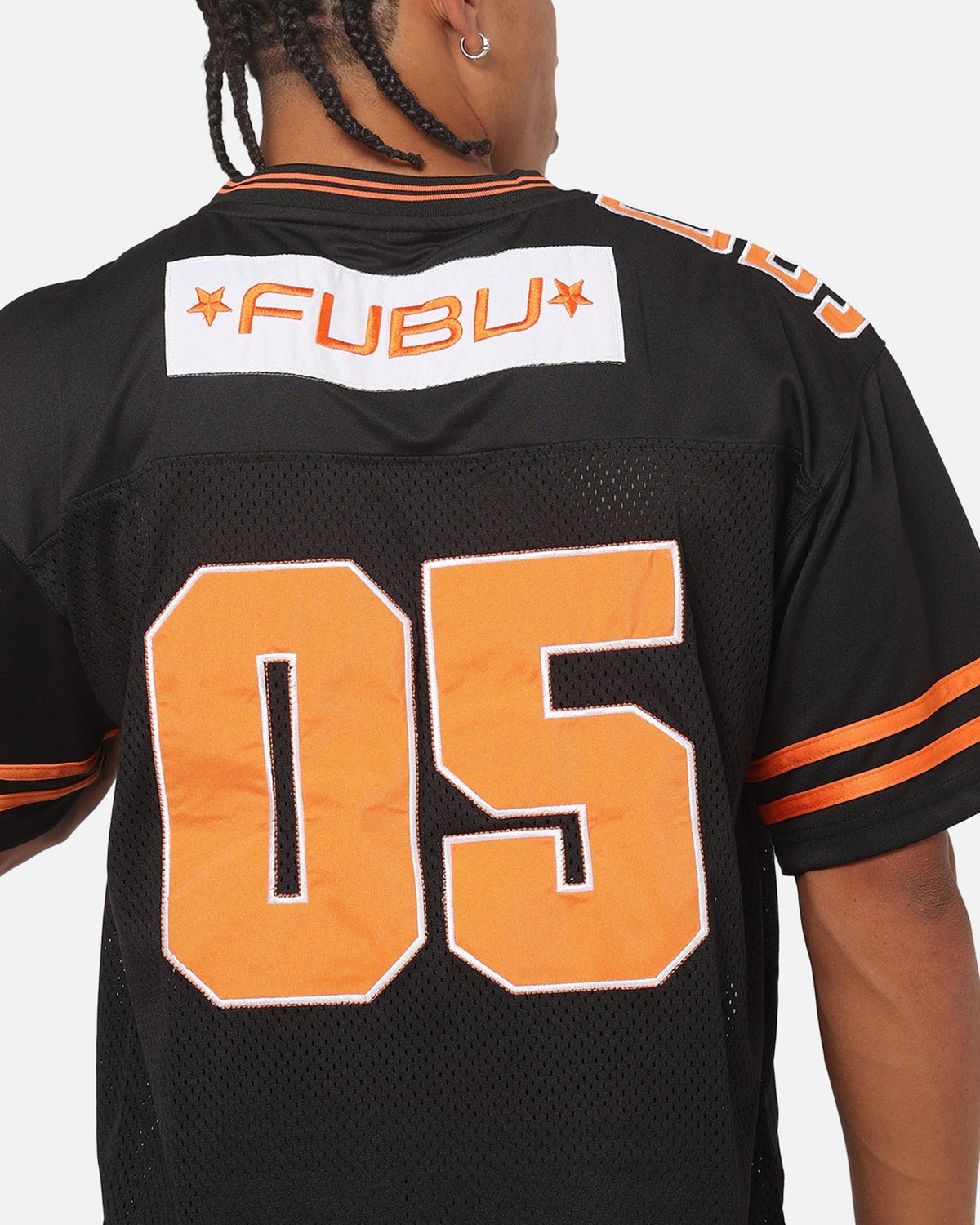 Fubu City Chicago Jersey Black/Orange - image 8