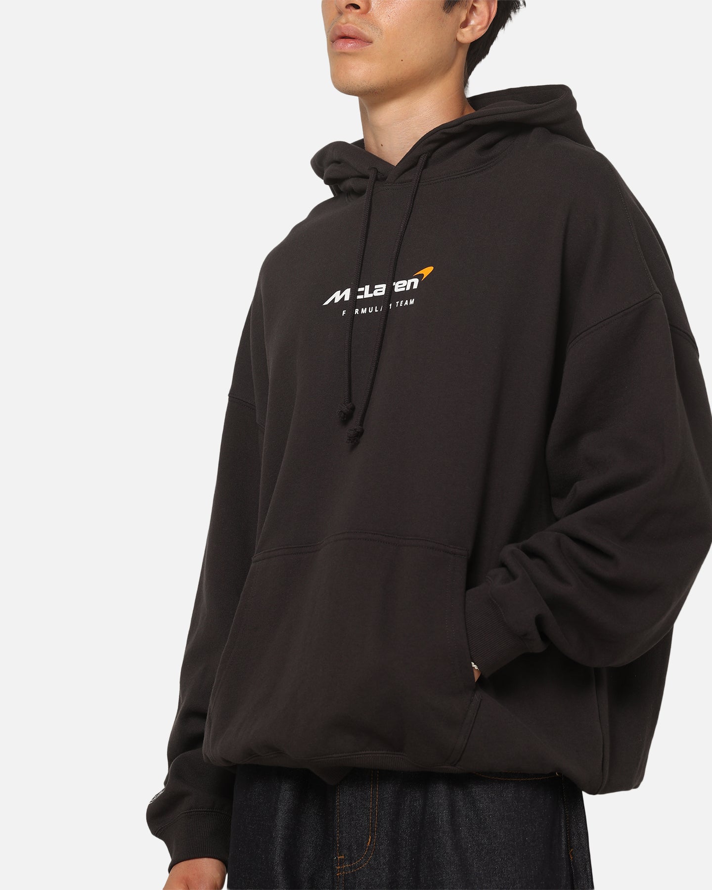Mitchell & Ness X Mclaren 38 Hoodie Washed Black - image 8
