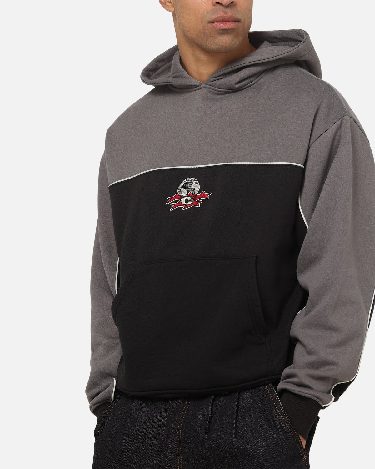 Carre Division Hoodie Washed Black - image 6