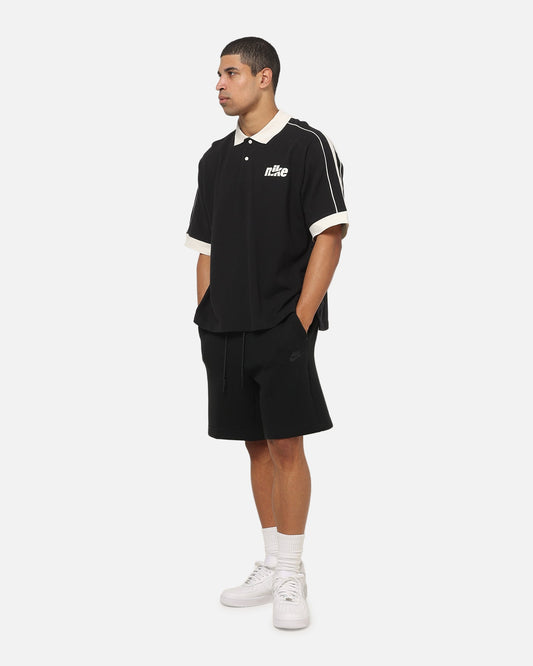Nike Sportswear Club Oversized Futbol Polo Shirt Black