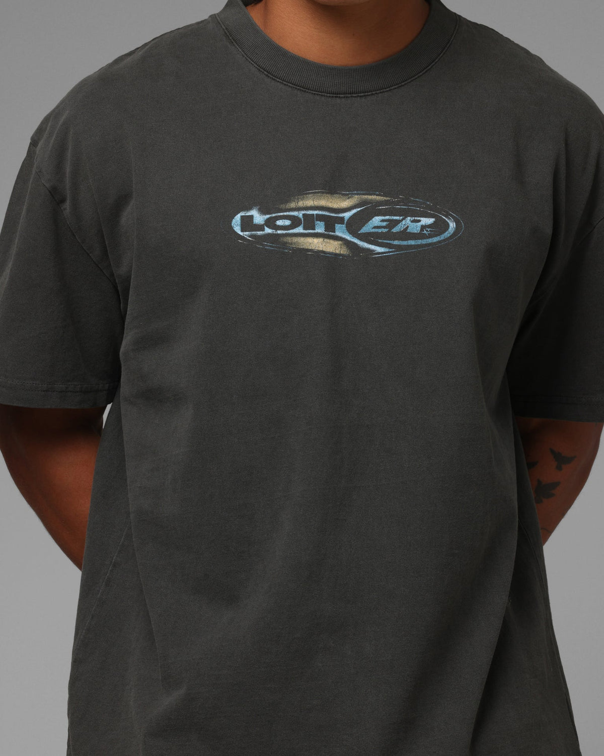 Loiter Speedform T-Shirt Black Wash - image 8