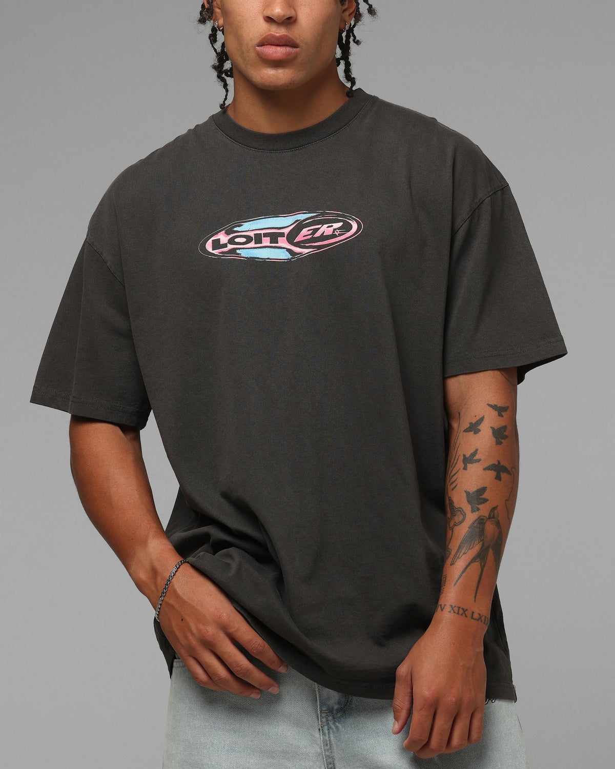 Loiter Speedform T-Shirt Vintage Black - image 8